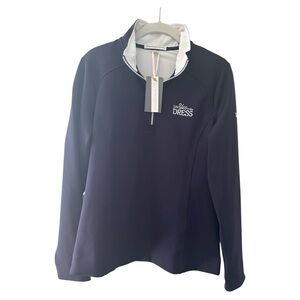 NWT Fairway & Greene x Say Yes to the Dress women’s quarter-zip  gulf top size M